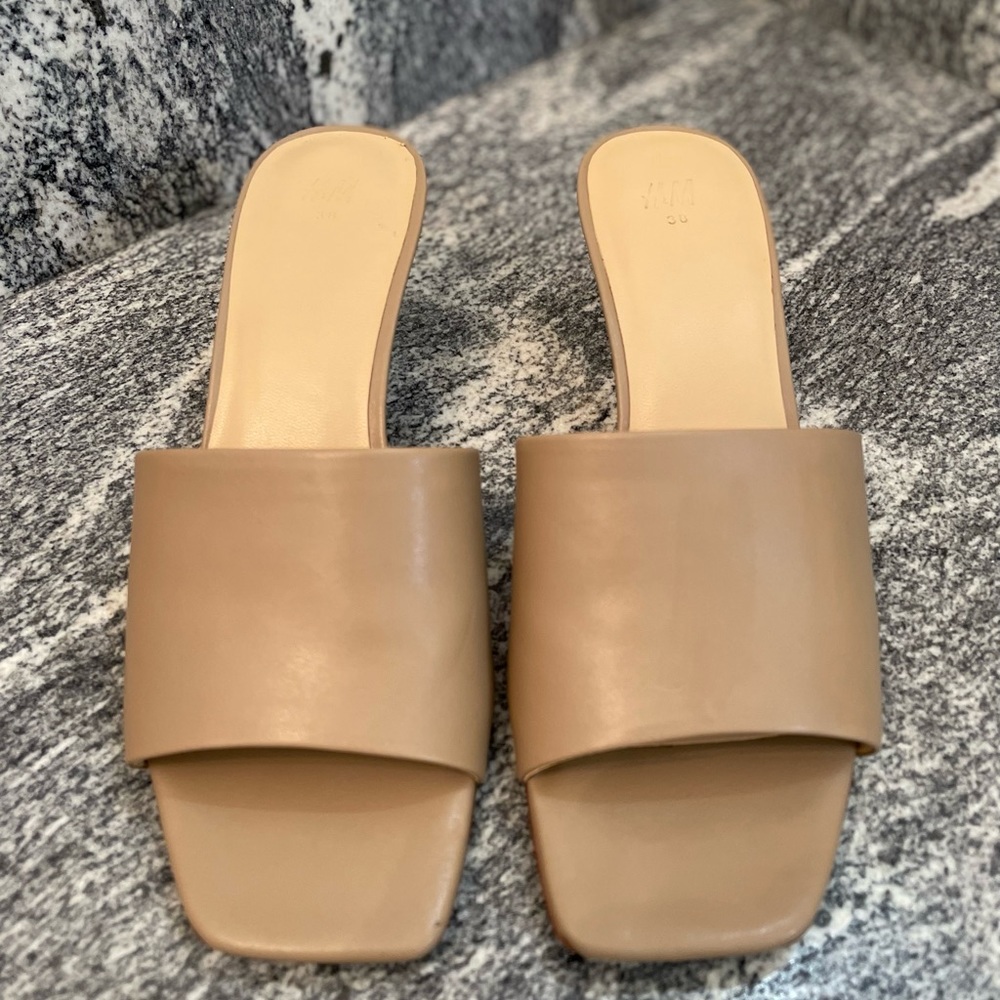 H&M Taupe Mule Sandal